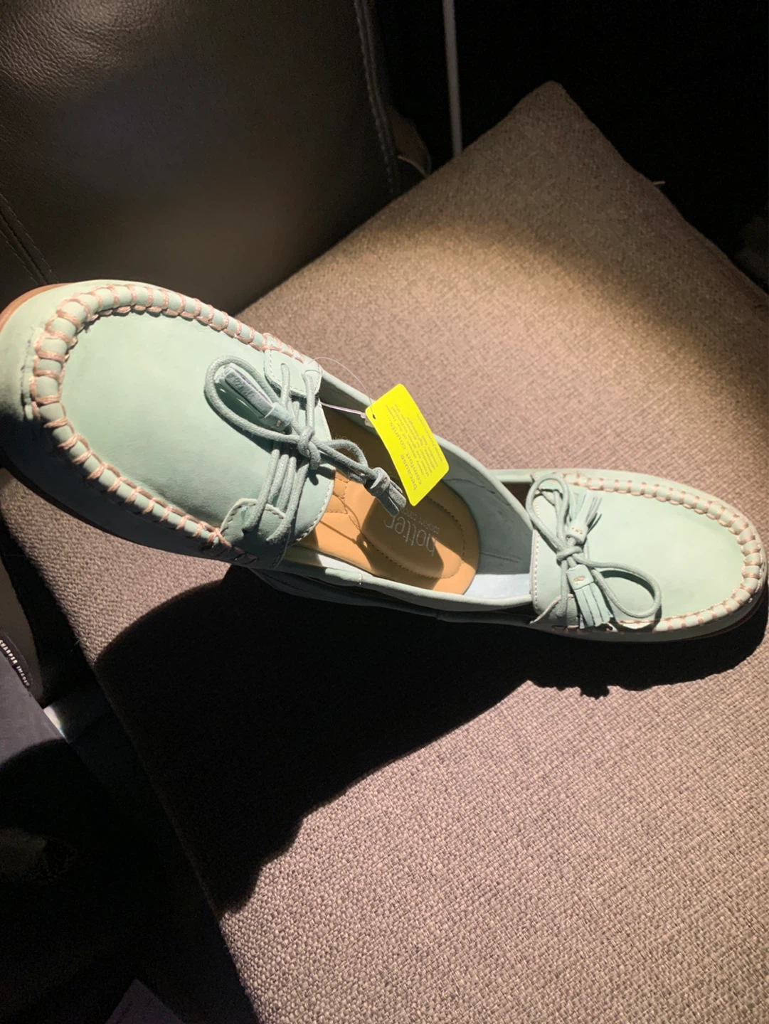 Hotter Mint Green Suede Loafers - Size 7.5 UK / 10 US - photo 5
