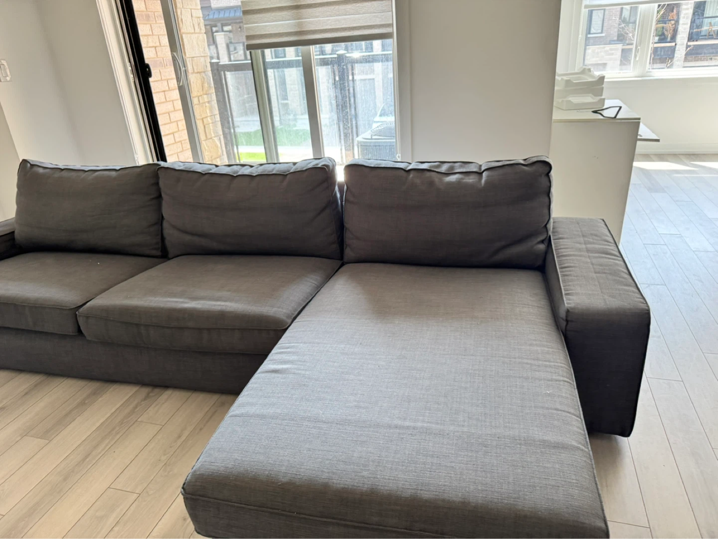 Grey Sectional Sofa - photo 3