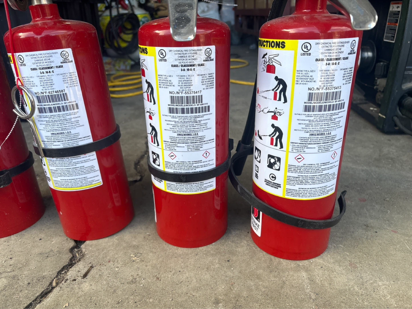 Strike First Dry Chemical Fire Extinguisher 4-Pack