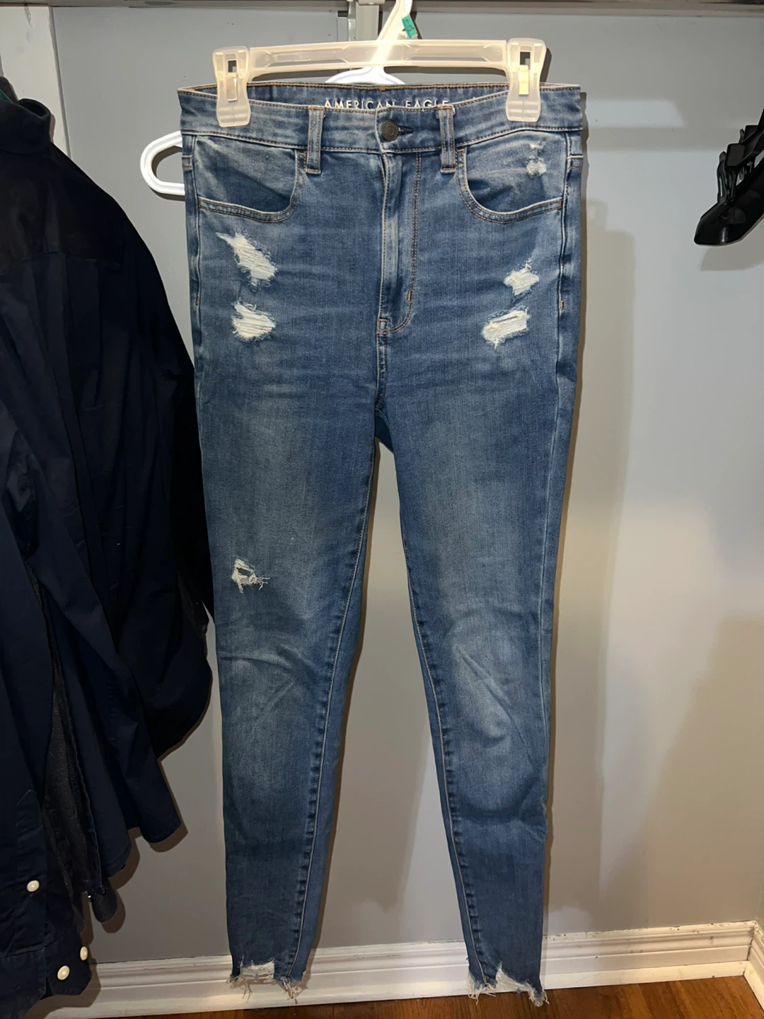 High-Waisted Skinny Jeans - photo 2