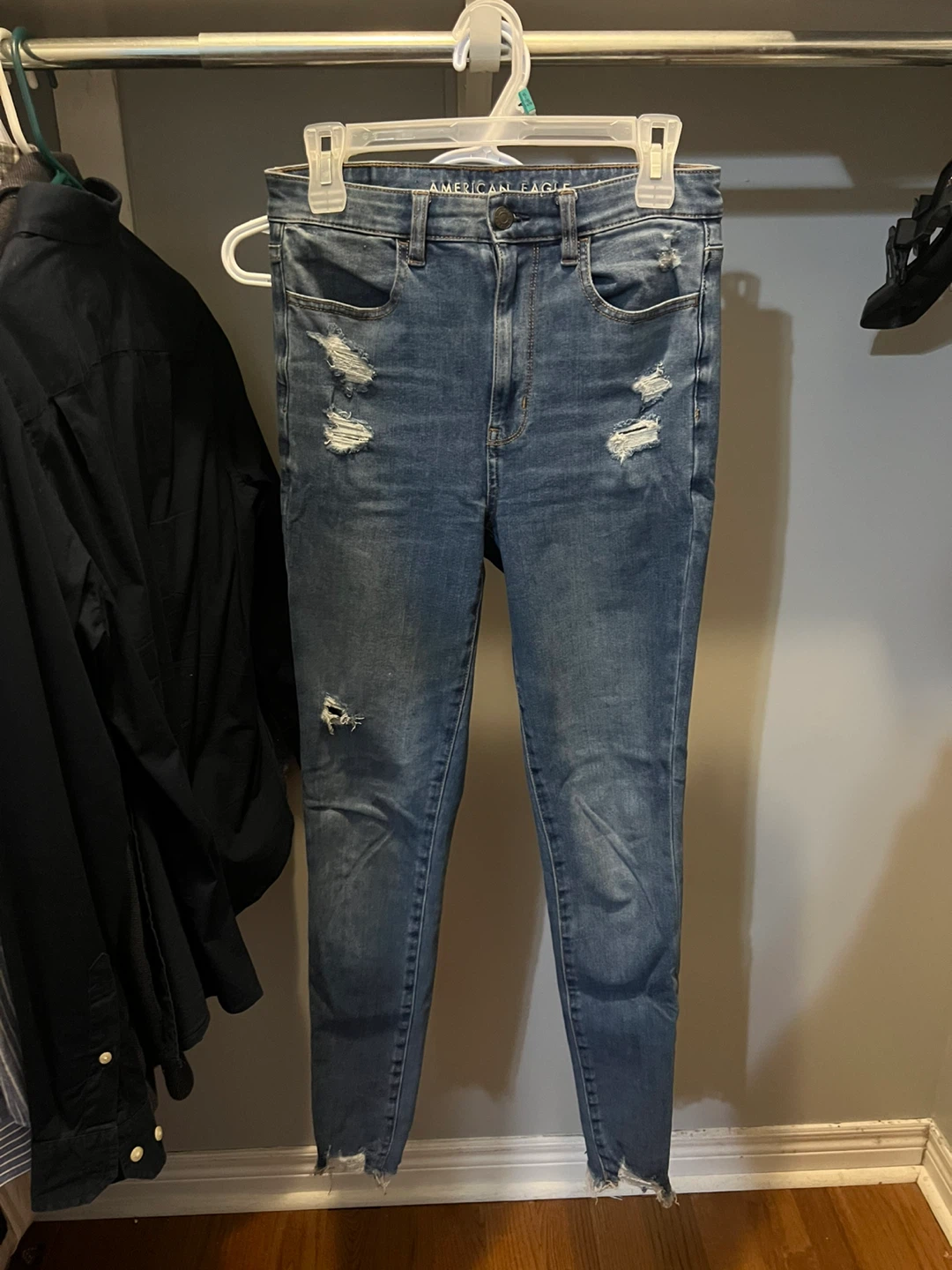 High-Waisted Skinny Jeans