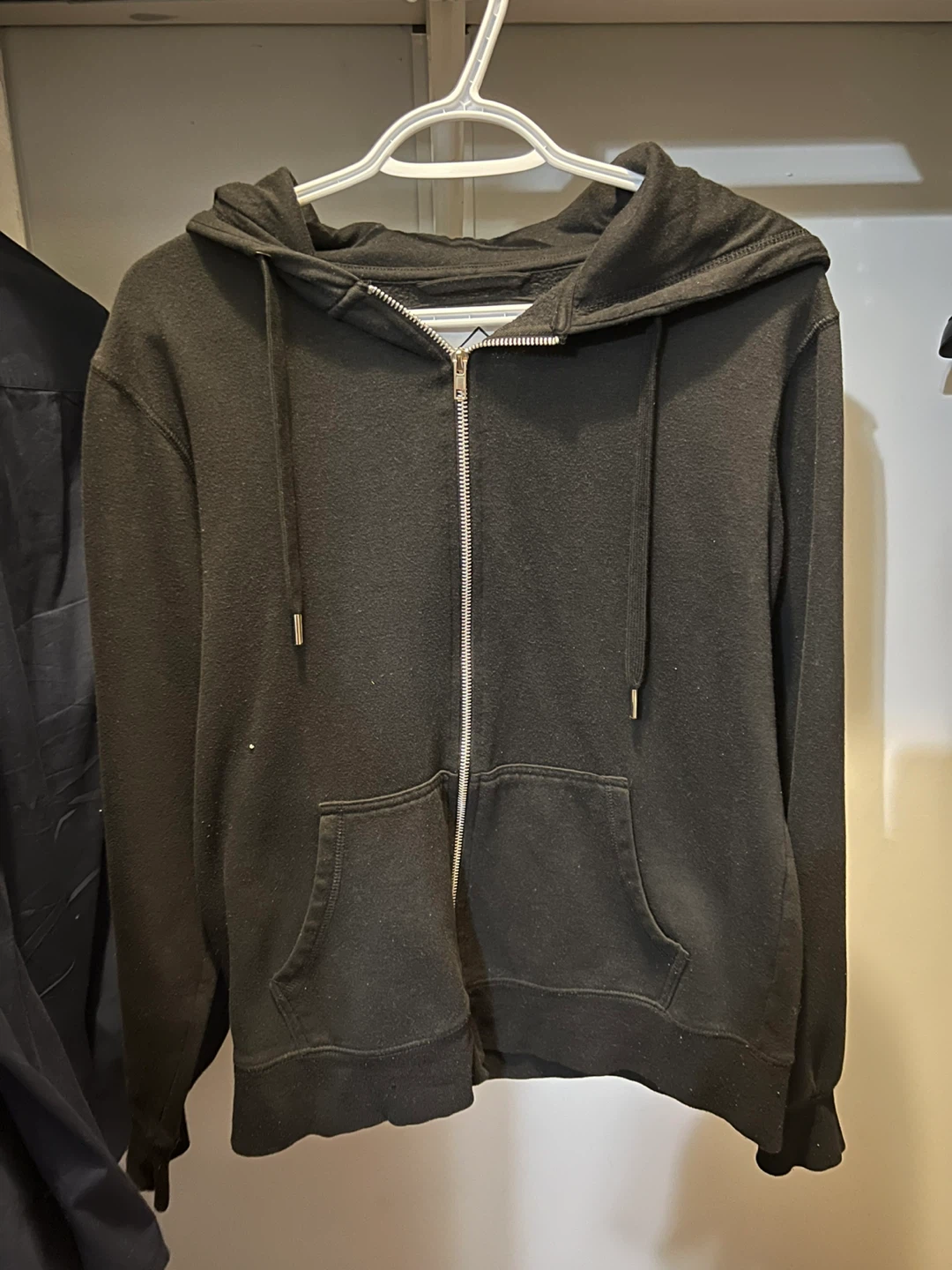 Black Zip-Up Hoodie - photo 2