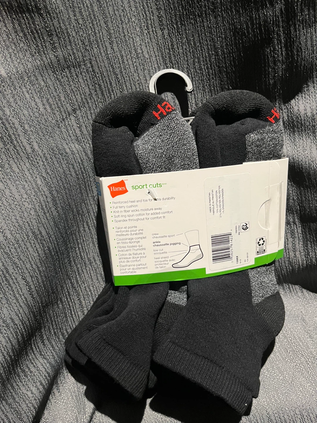 Hanes Sport Cuts Ankle Socks (6-Pair Pack) - photo 2