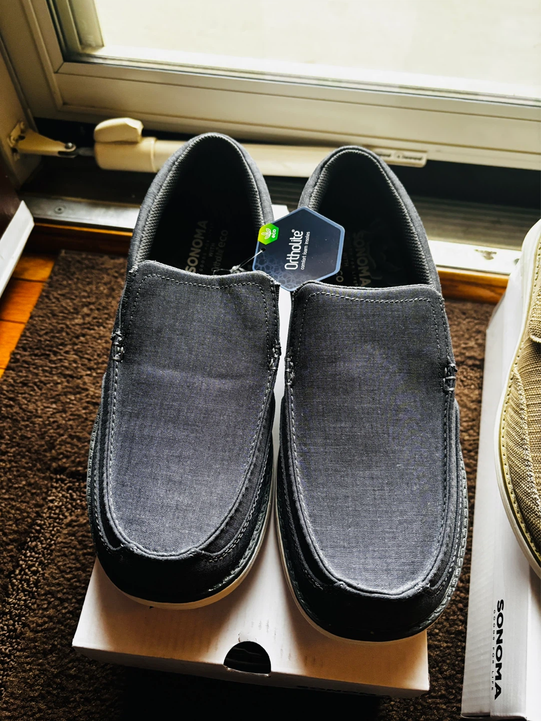 Sonoma Goods for Life Slip-On Shoes (Khaki & Blue) - photo 2