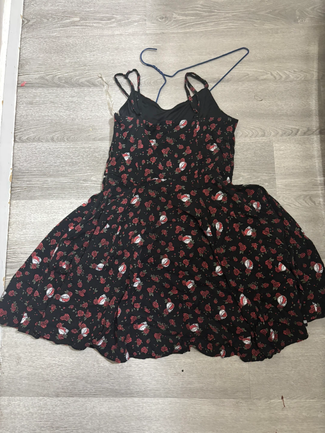 grateful dead rose black dress