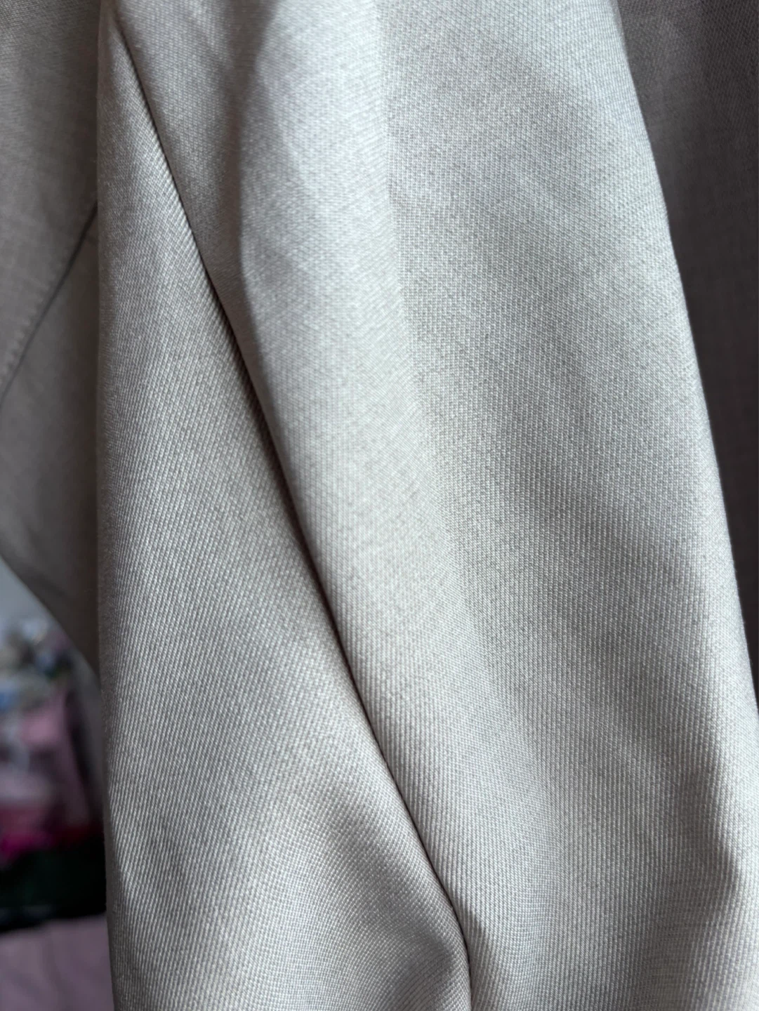 Shein Light Beige Blazer & High Waisted Wide Leg Trouser Set - photo 3