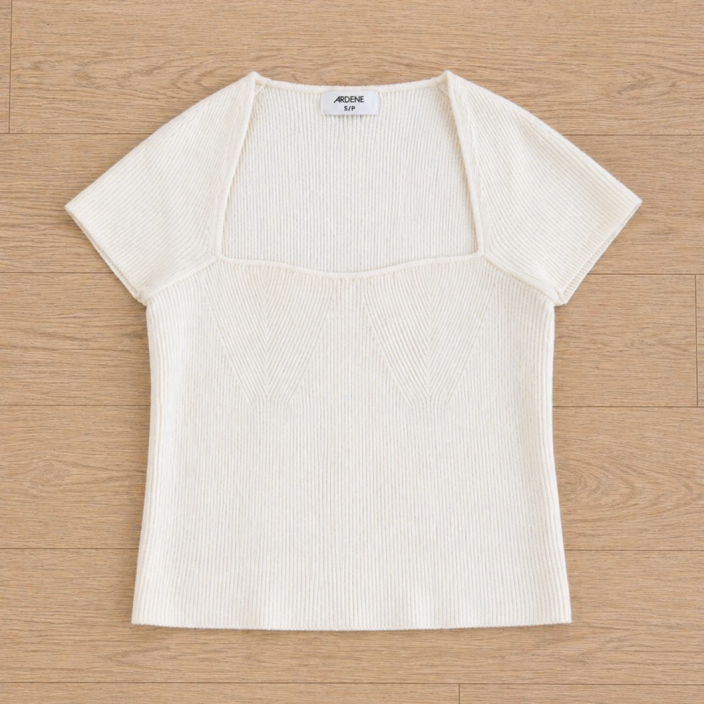 Ardene White Square Neck Crop Top - photo 2