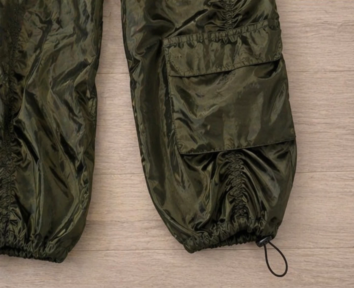 Urban Planet Olive Green Cargo Track Pants - photo 4