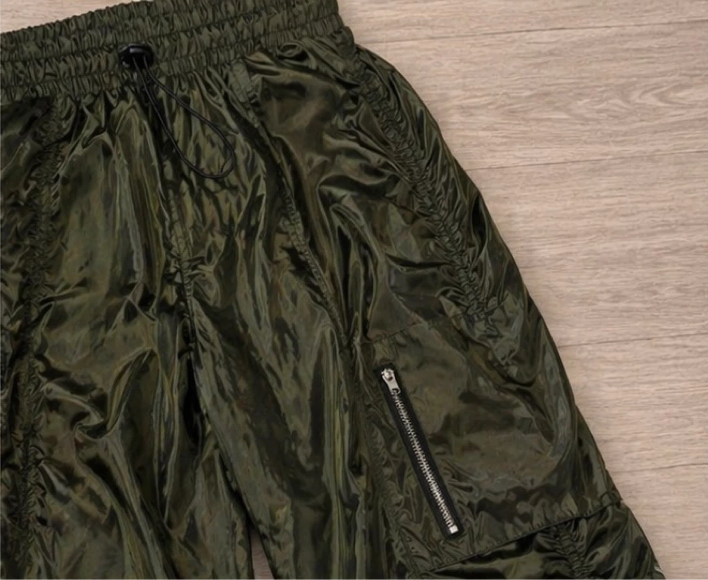 Urban Planet Olive Green Cargo Track Pants - photo 3