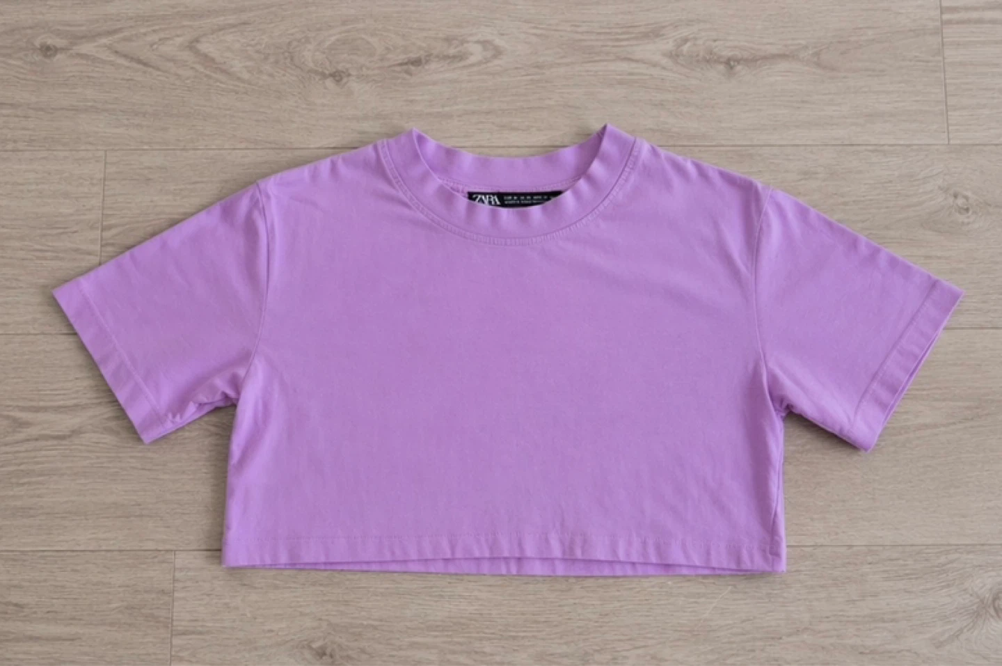 Zara Pink/Purple Crop Top - photo 2