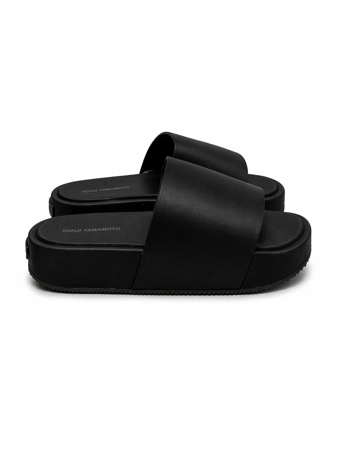 Yohji Yamamoto Black Slide Sandals - photo 3