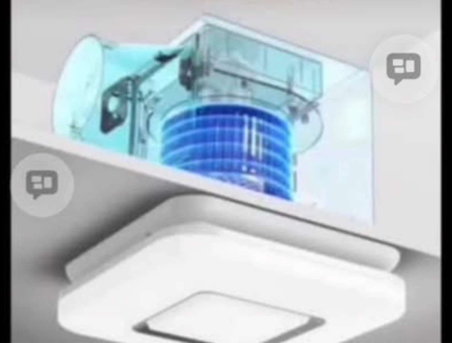 OREiN 3-in-1 Bathroom Exhaust Fan with Light & Sensor, 160 CFM, - photo 4