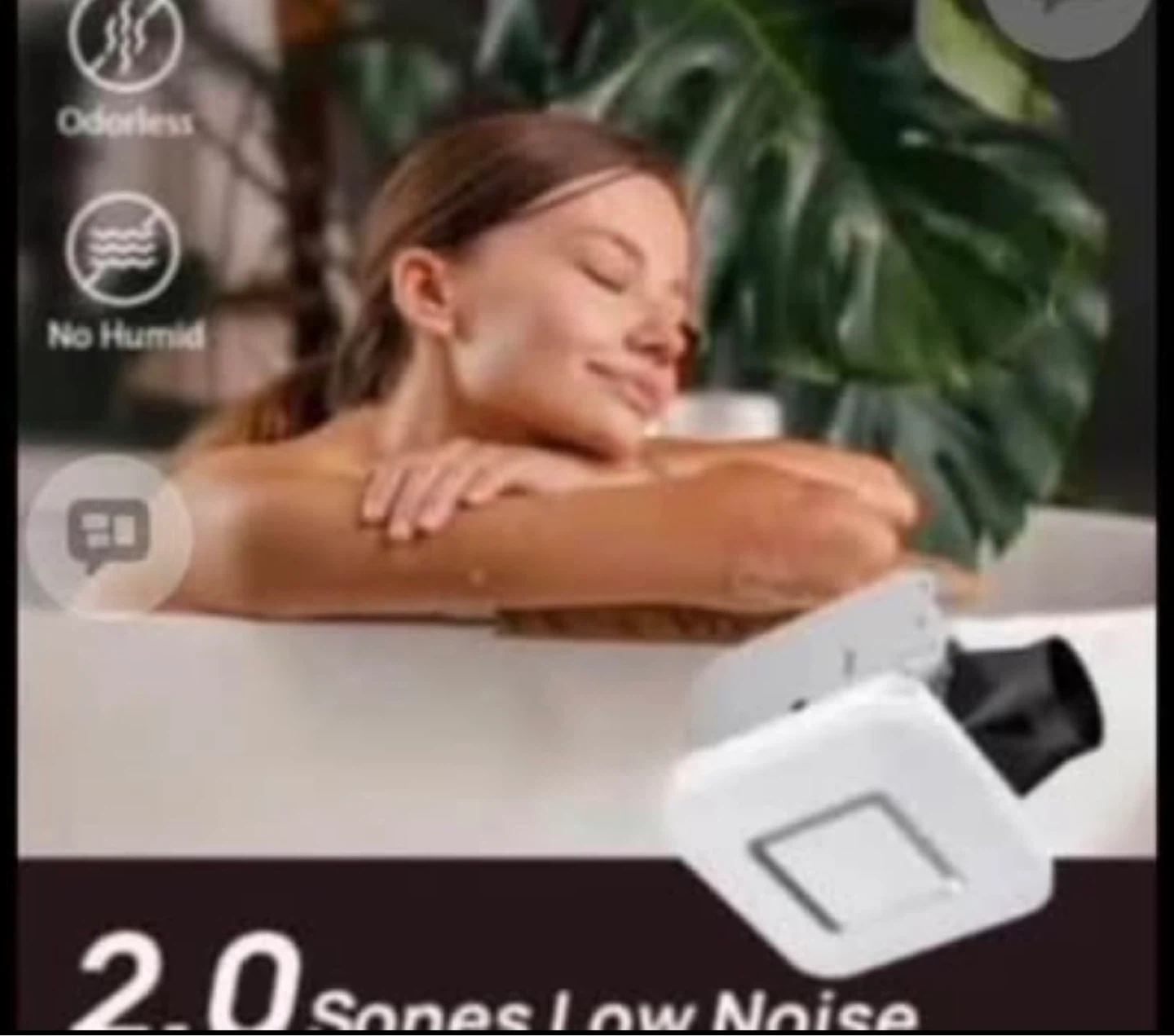 OREiN 3-in-1 Bathroom Exhaust Fan with Light & Sensor, 160 CFM,