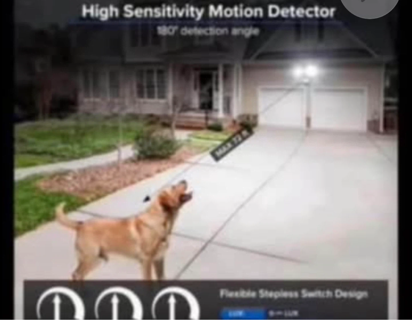 Motion Activated Outdoor LED Security Light - photo 3