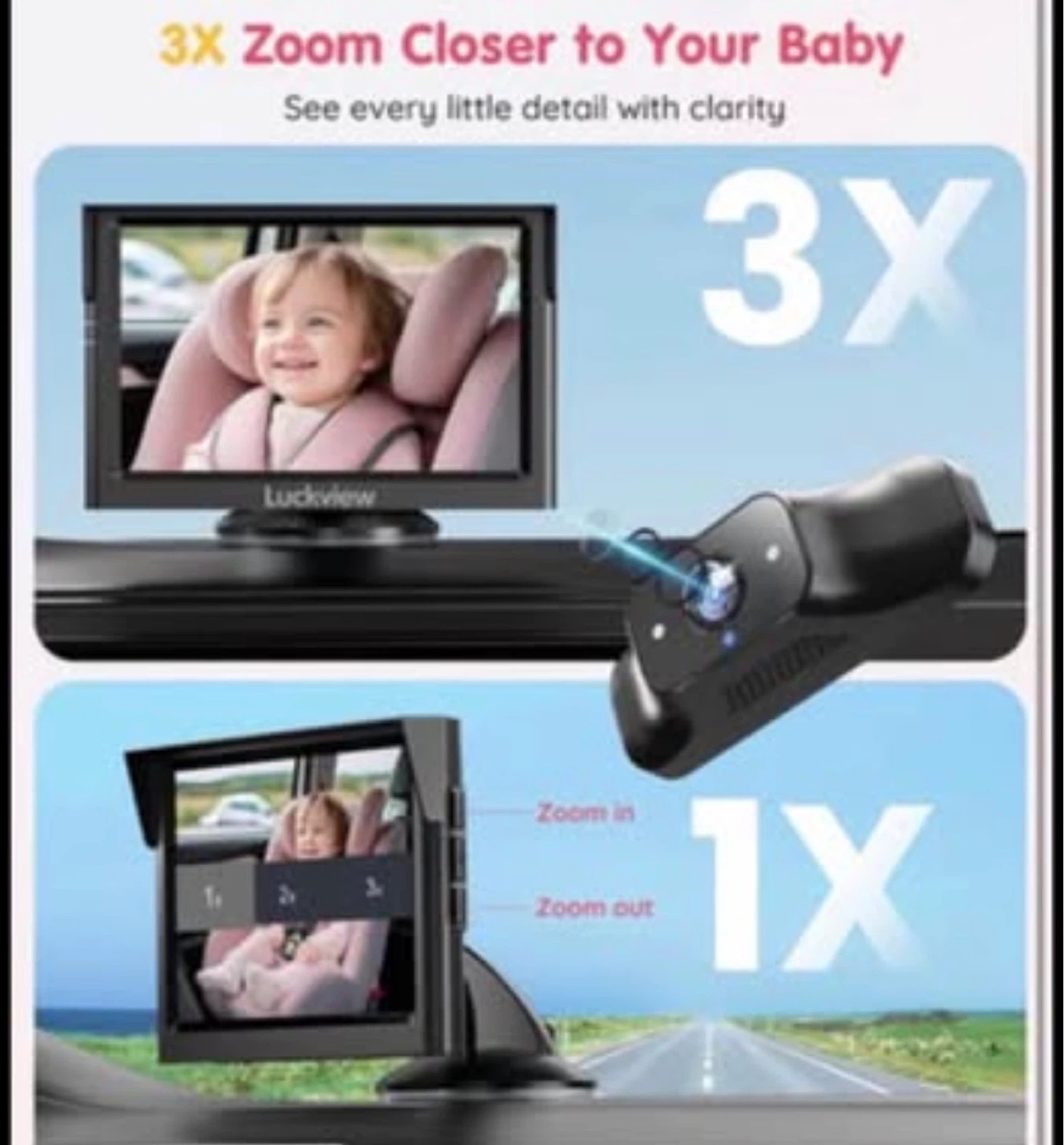 Baby Car Camera Monitor