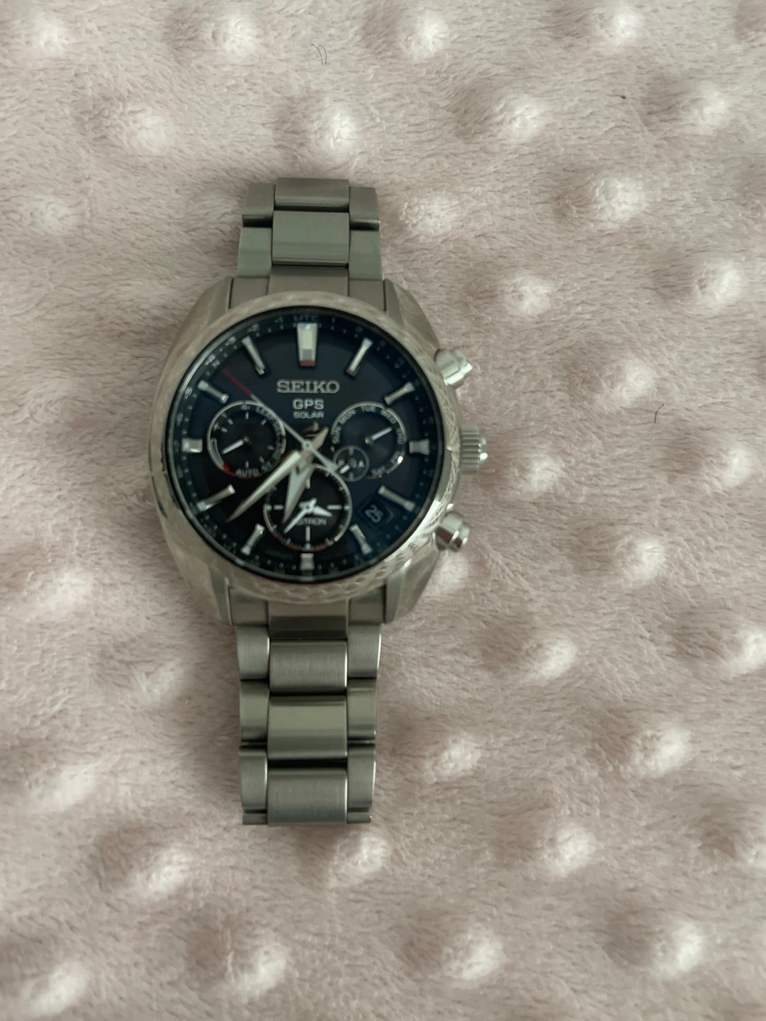 Seiko GPS Solar Chronograph Men's Watch