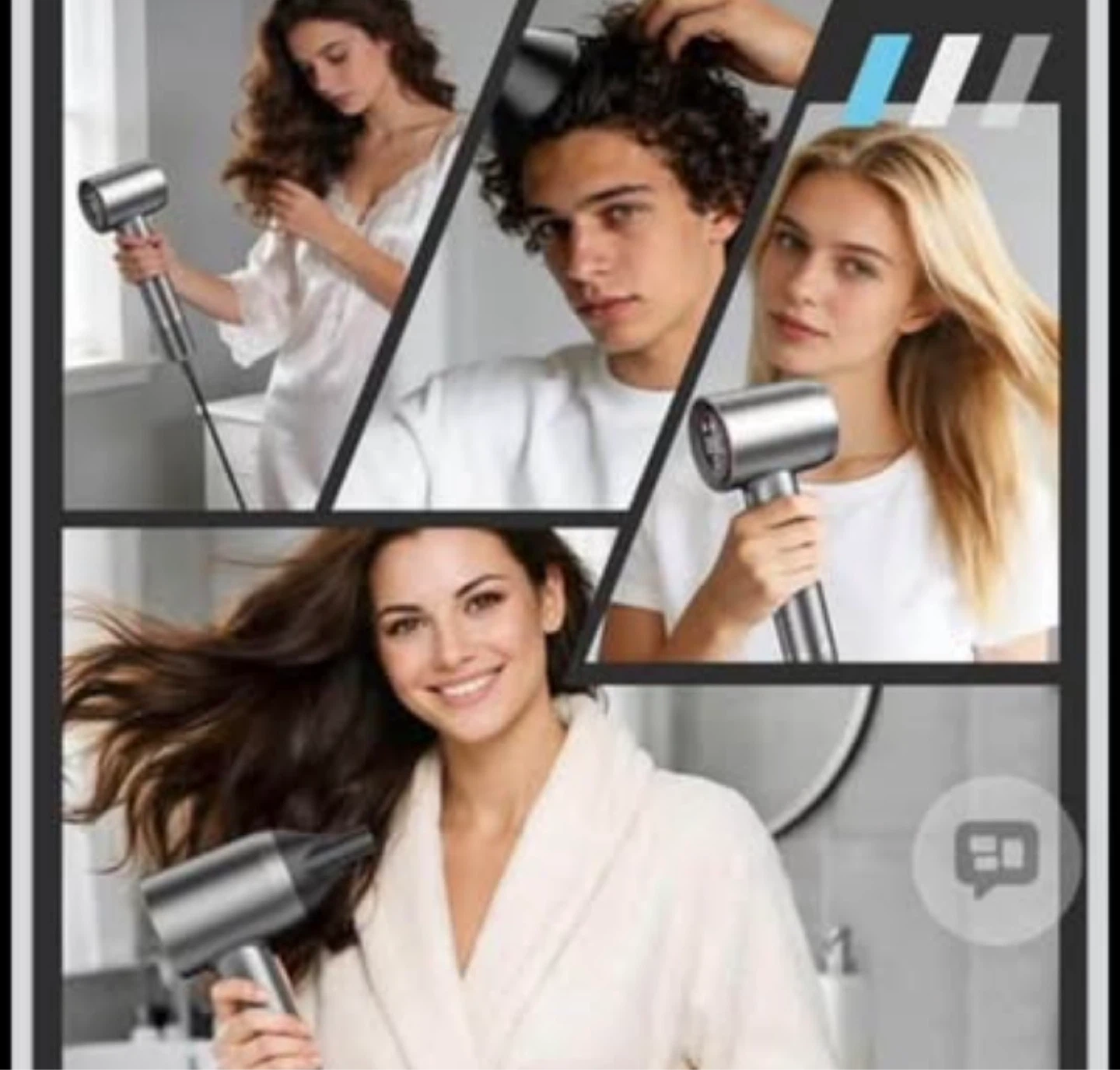 High-Speed Ionic Hair Dryer with Magnetic Nozzles - photo 4