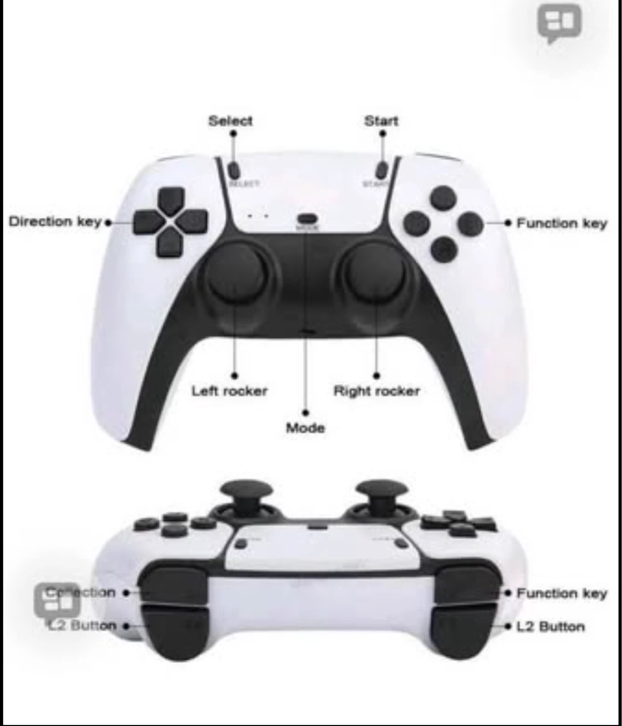 4K HD Wireless Game Console with 2 Controllers - photo 2