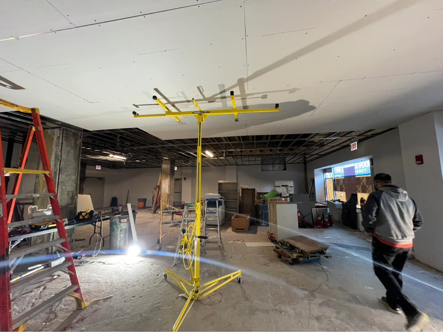 Yellow Drywall Lift