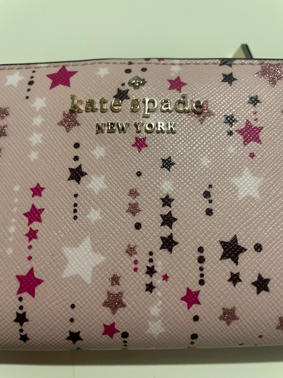 Kate Spade New York Pink Star Print Long Wallet - photo 2