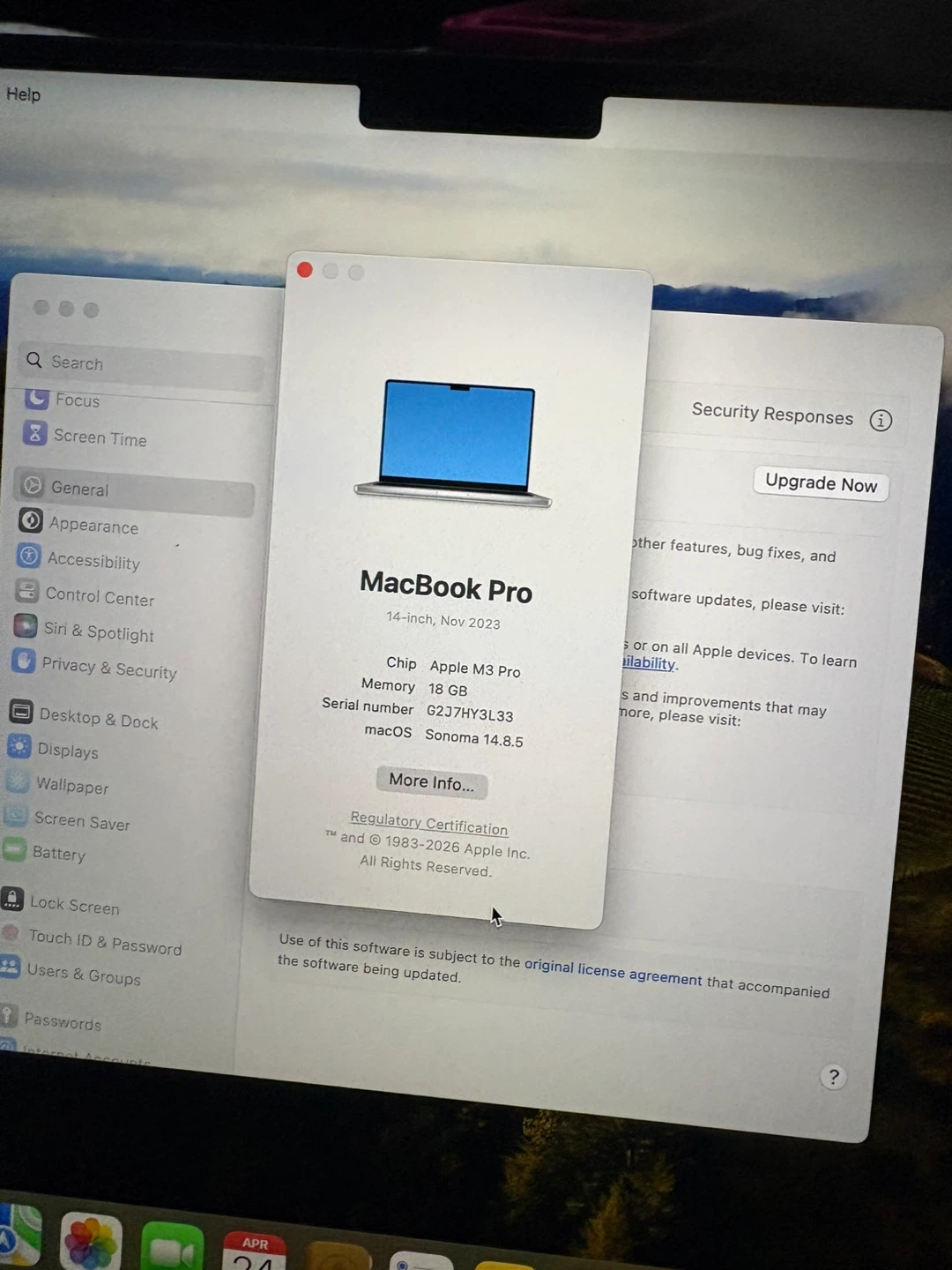Apple MacBook Pro 14-inch  2023 mdm locked - photo 4