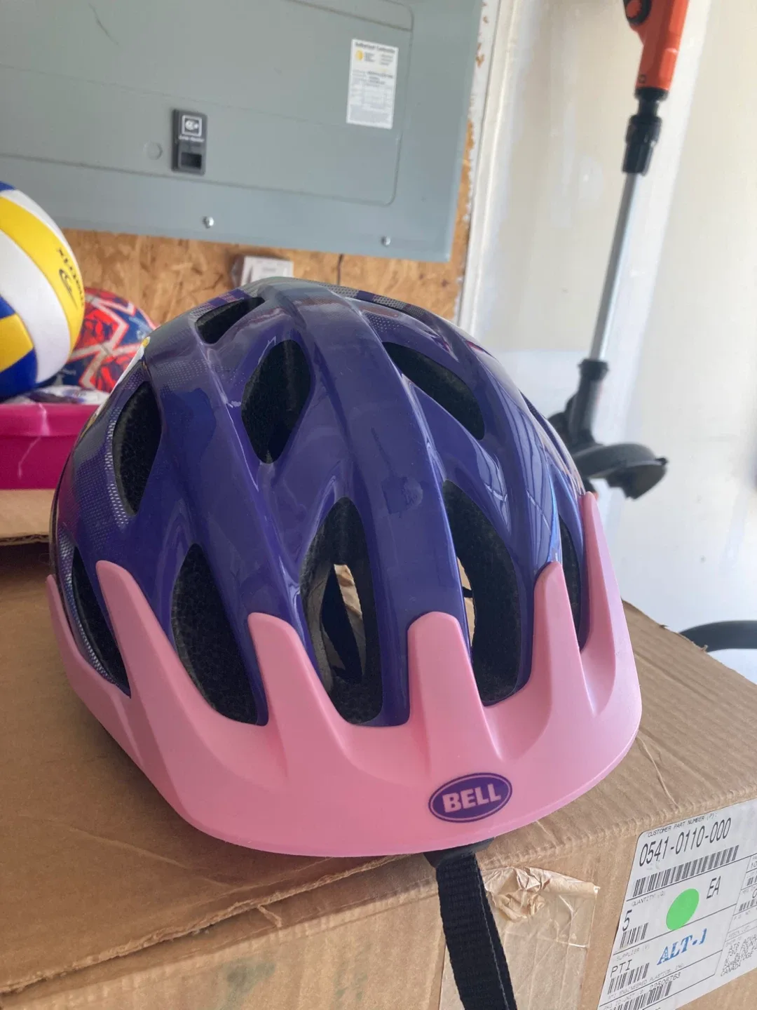 Bell Kids Bicycle Helmet - Purple & Pink - photo 2