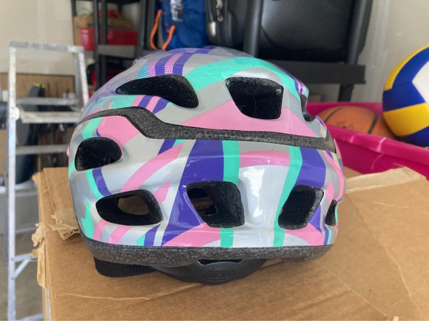 Bell Kids Bicycle Helmet - Purple & Pink