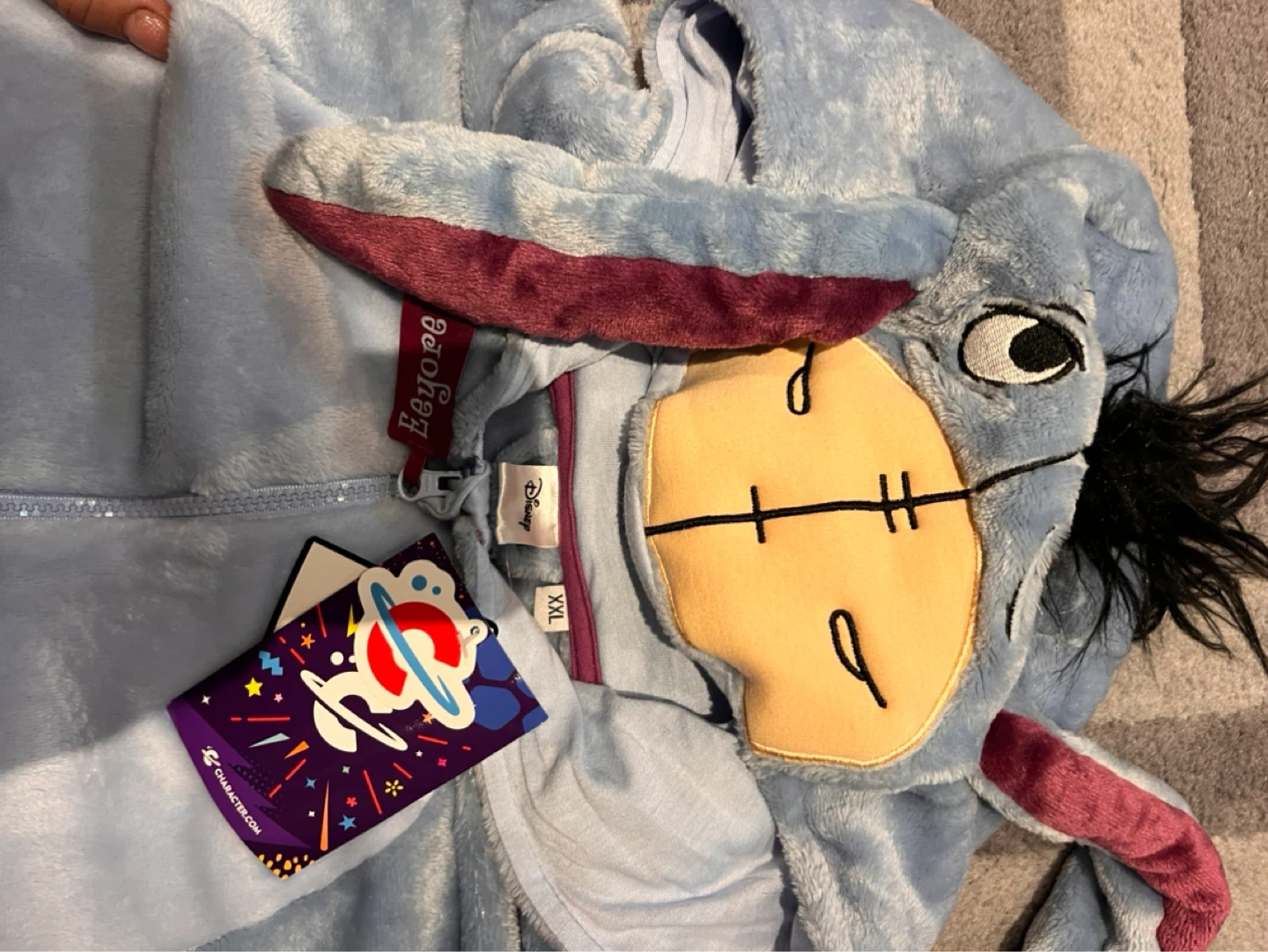 Disney Eeyore Pajama Onesie - photo 3
