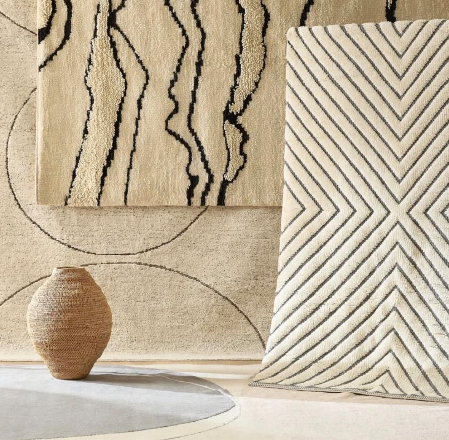 West Elm Carrera Shag Wool Rug 6x9