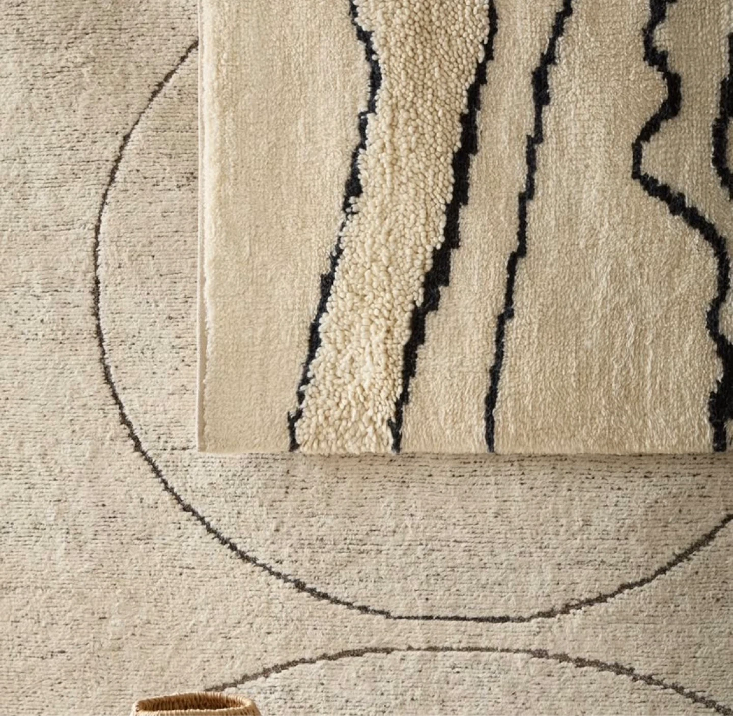 West Elm Carrera Shag Wool Rug 6x9 - photo 2