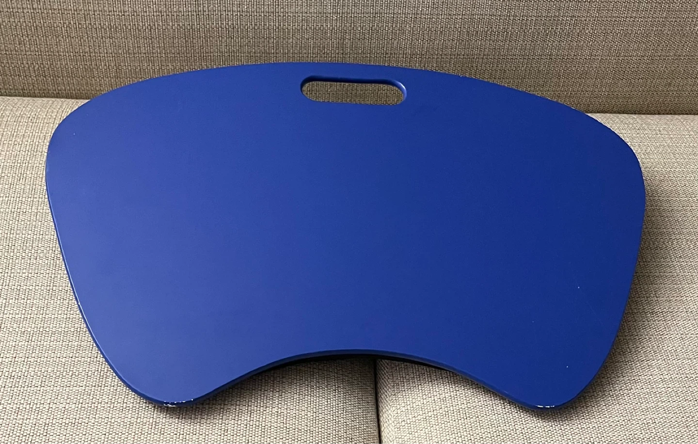 🌱 Large Blue Lap Desk with Black Cushion