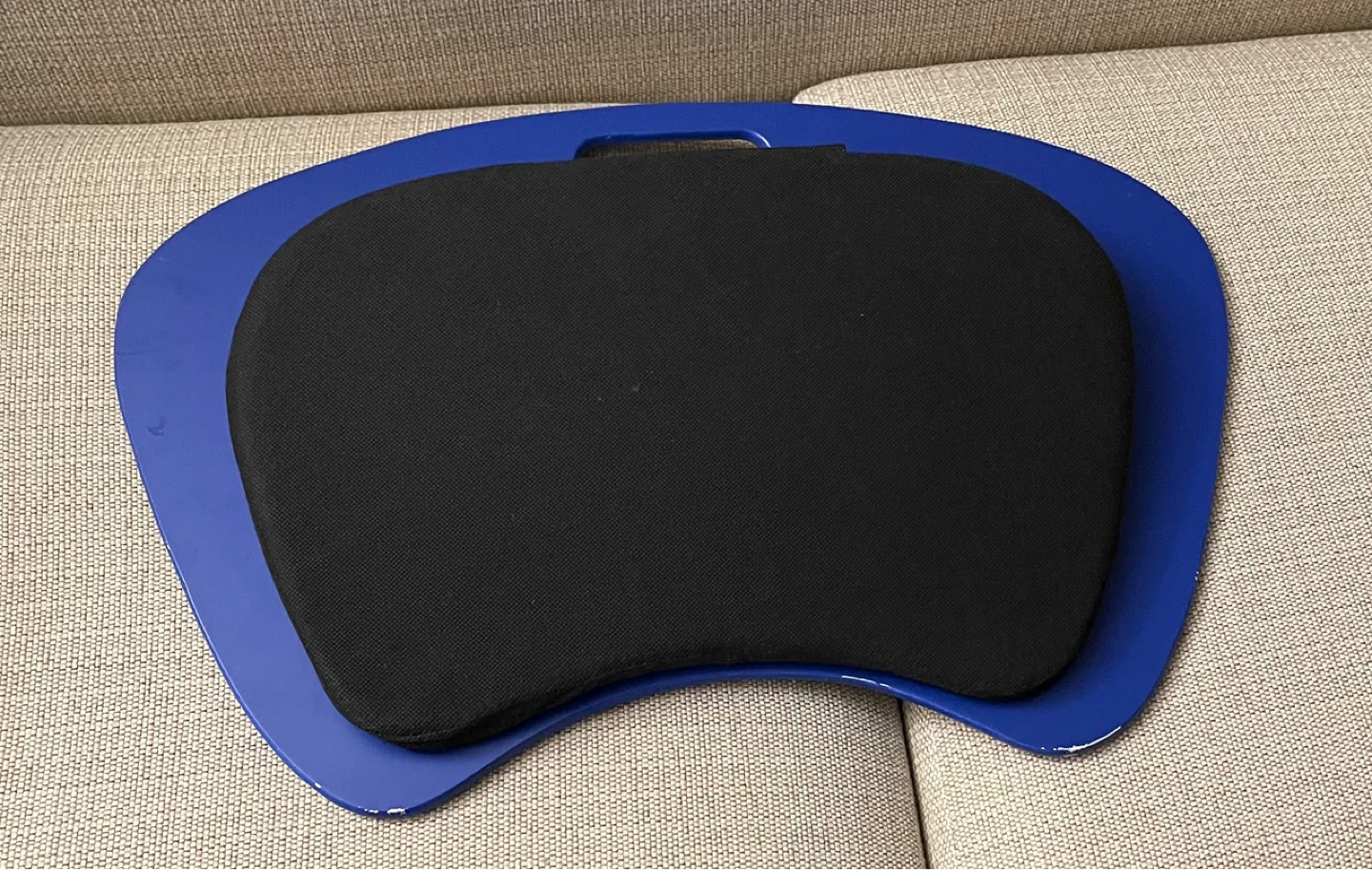 🌱 Large Blue Lap Desk with Black Cushion - photo 2