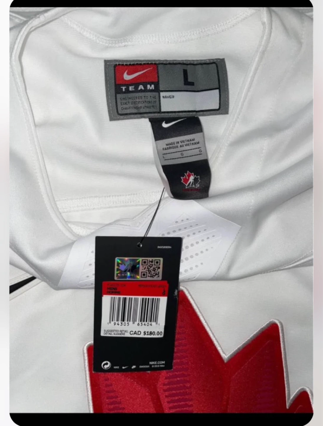 Nike Hockey Jersey - Canada - Size L - photo 2