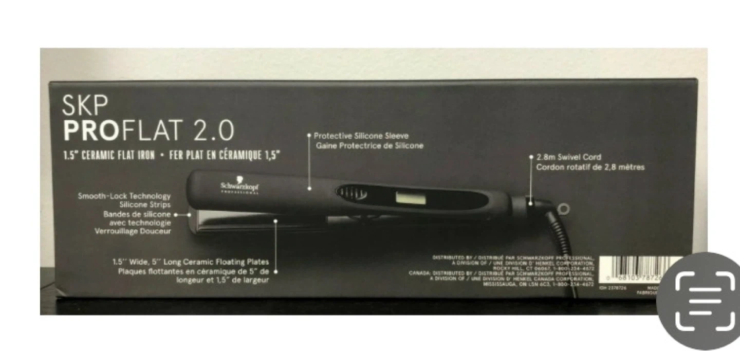 Schwarzkopf SKP PRO FLAT 2.0 Ceramic Flat Iron 1.5in - photo 4