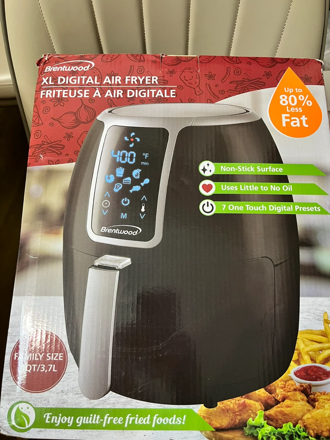 🌱 Like New 🌱Brentwood XL Digital Air Fryer 4 Quarts