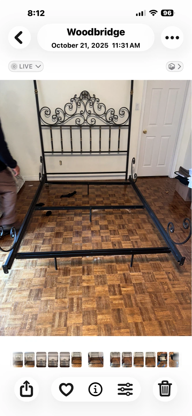 The Bombay Company Metal Bed Frame