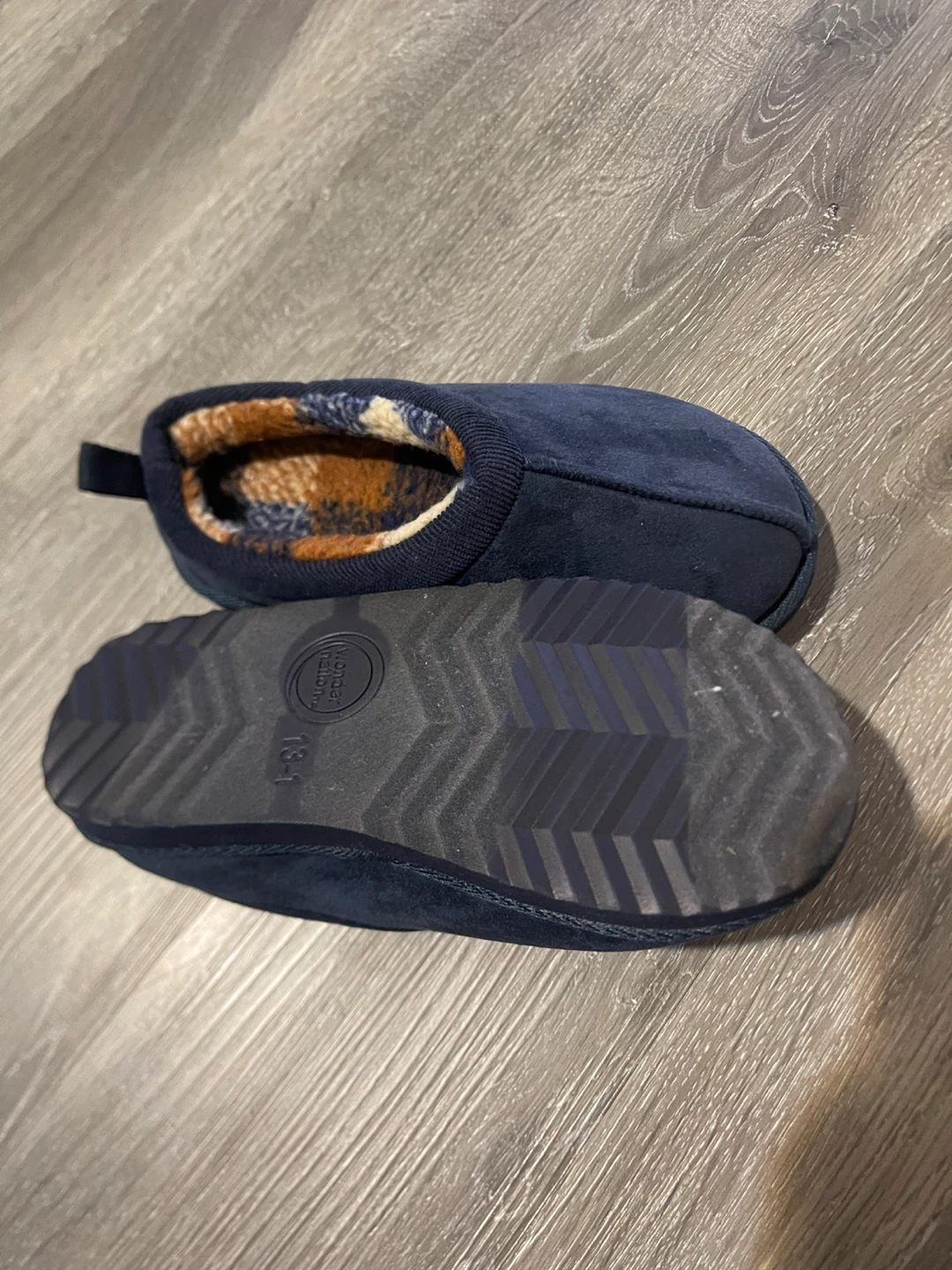 Kids Suede Slippers Size 13-1 - photo 2