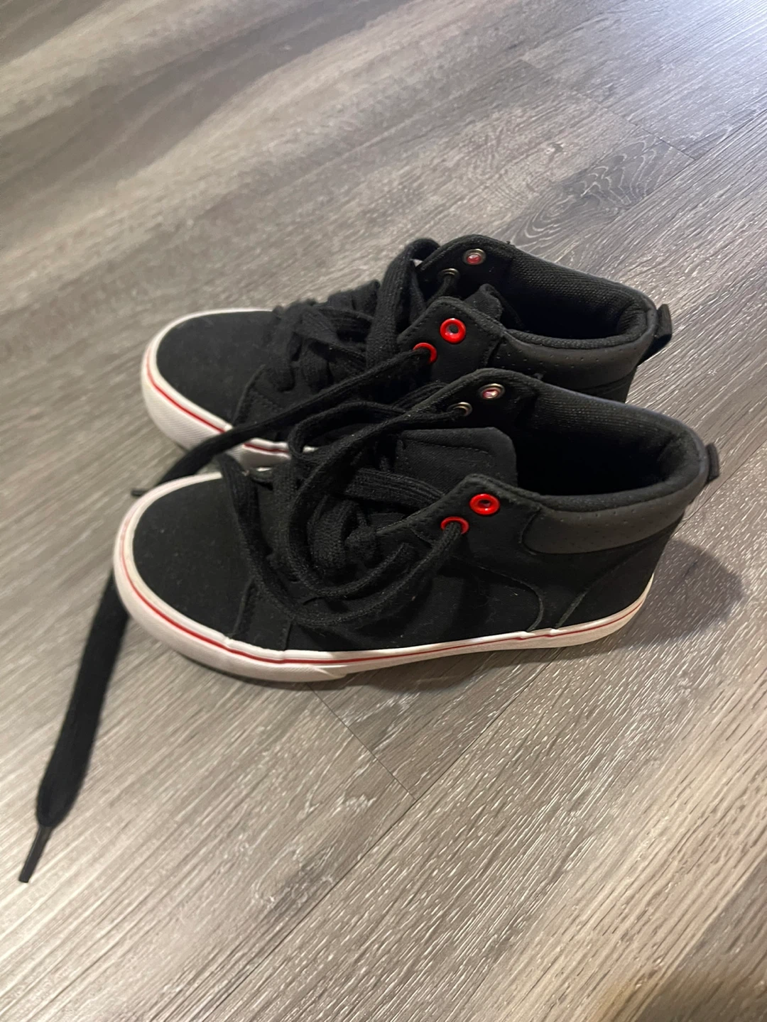 Black High-Top Sneakers