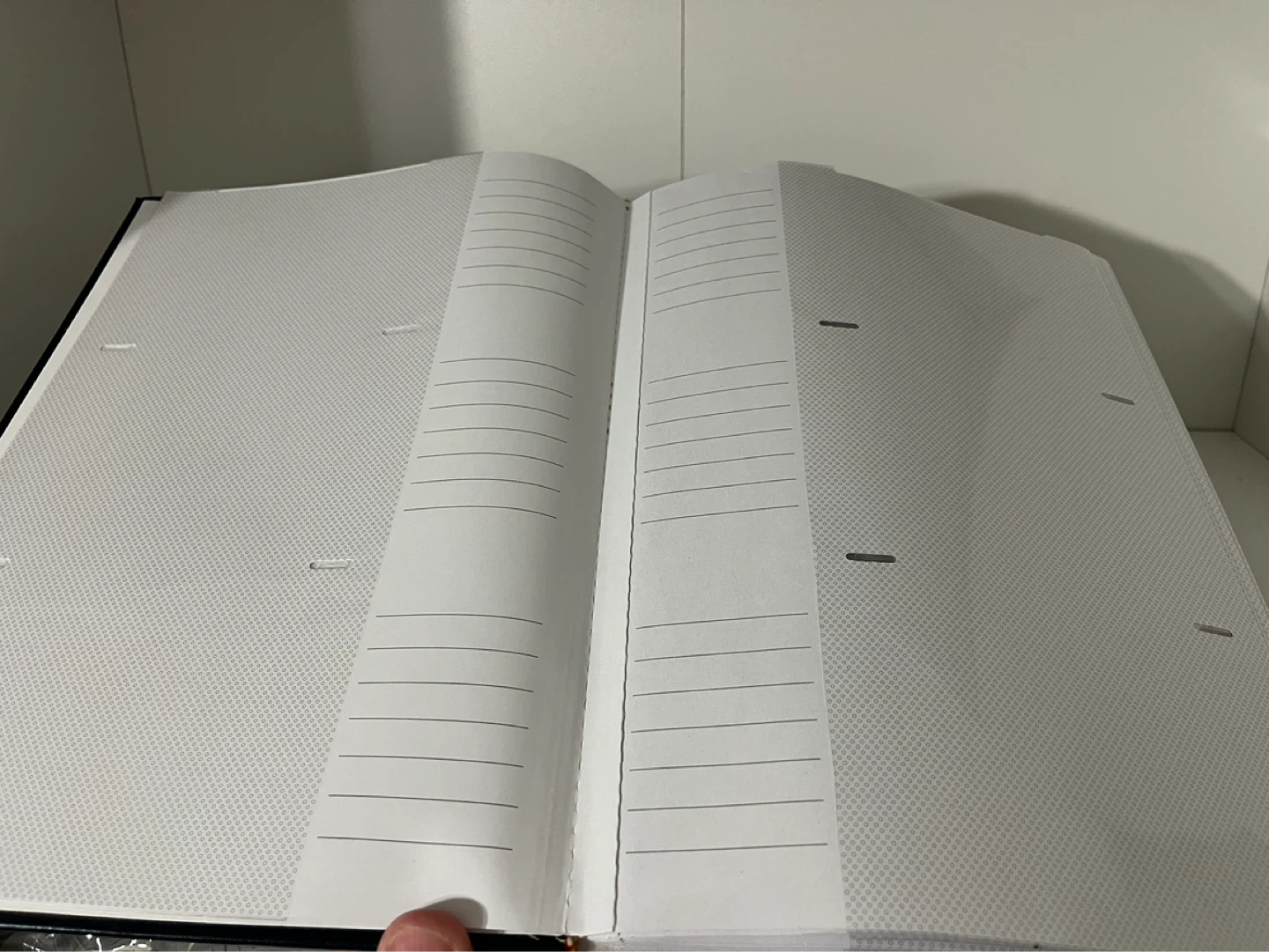 🌱 Blue Leather Photo Album with Embossed Design - photo 4