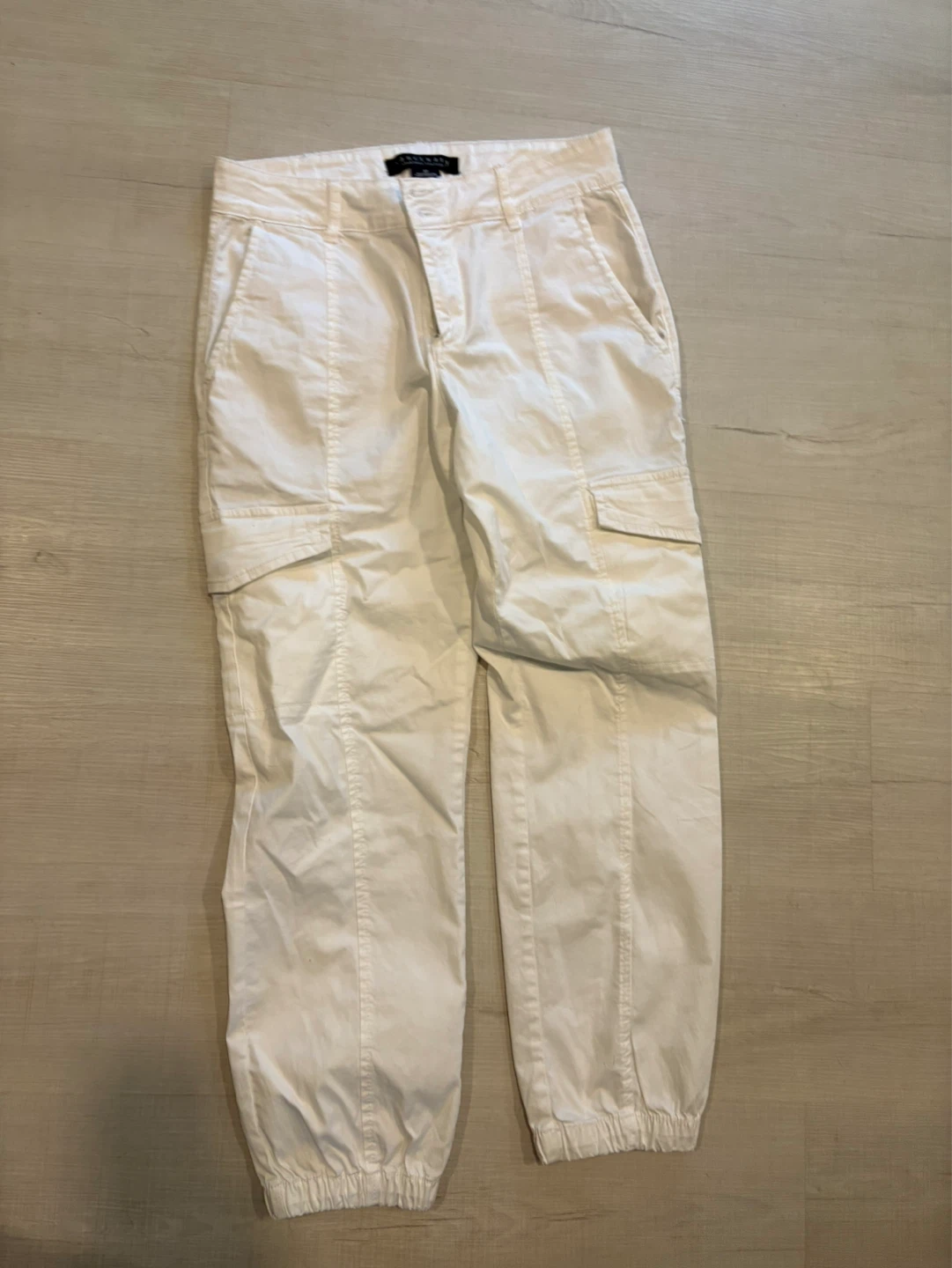 Sanctuary Standard Surplus White Cargo Pants - Size 27 - photo 4