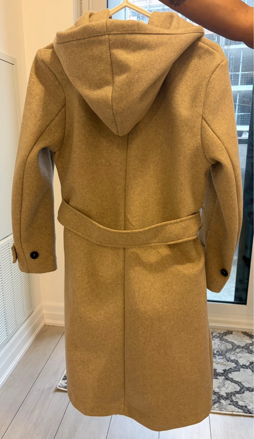 Zara Beige Coat - CAD 70 - photo 2