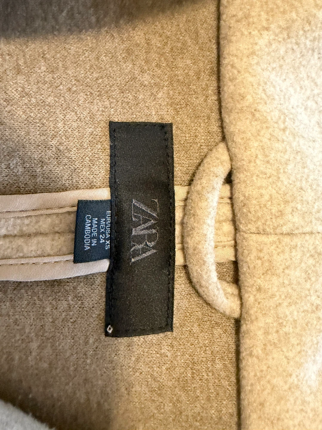 Zara Beige Coat - CAD 70 - photo 3
