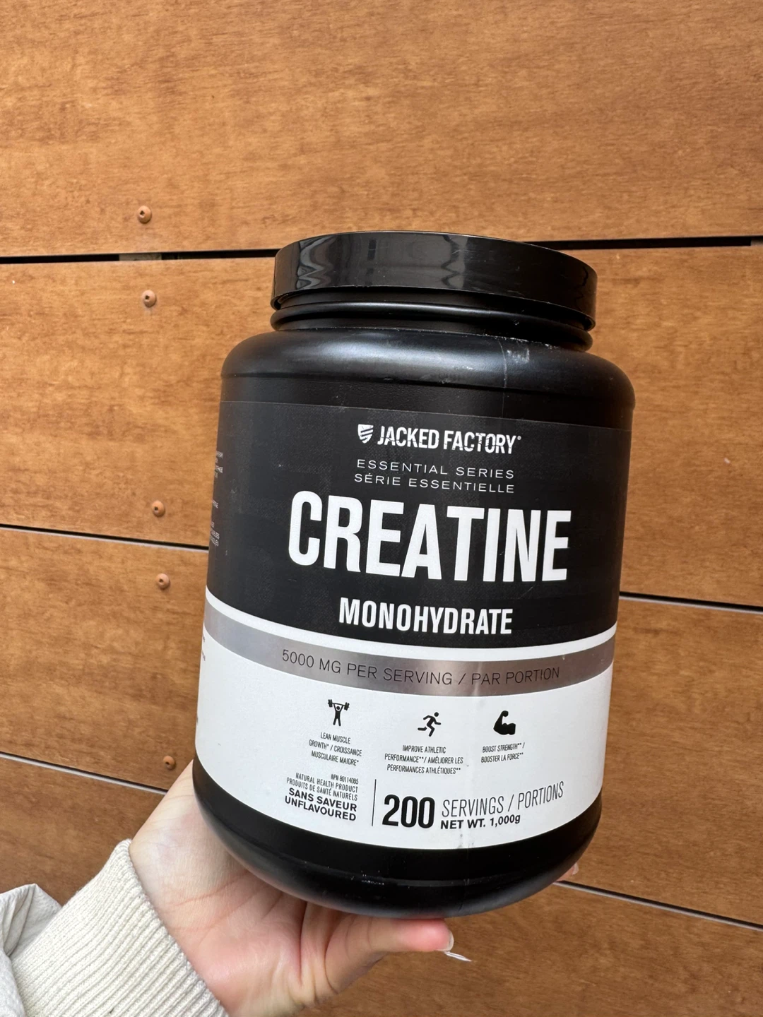 JACKED FACTORY Creatine Monohydrate - Unflavoured