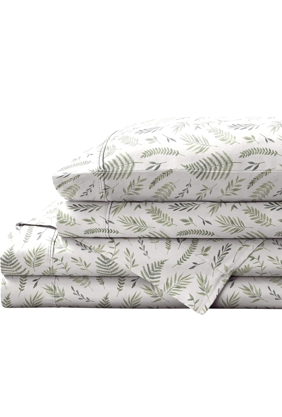 🌱 Brand New 🌱 Leaf Pattern King Sheet Set