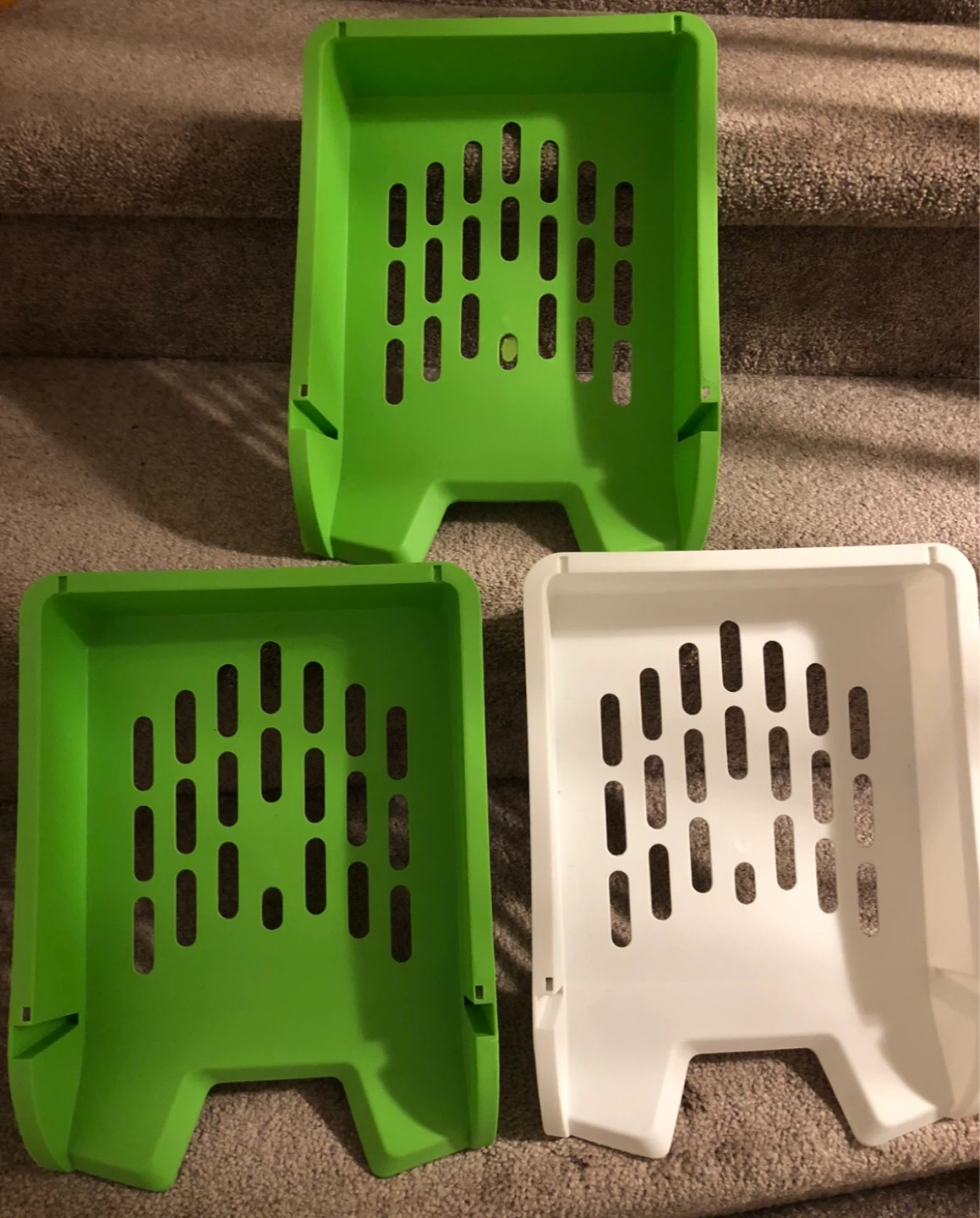 Plastic Stacking Bins $2 each