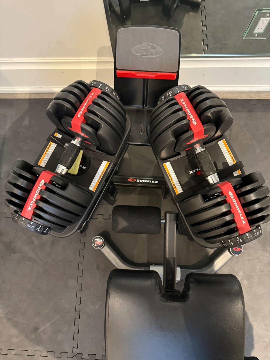 Bowflex SelectTech 552 Adjustable Dumbbells , and Workout Bench