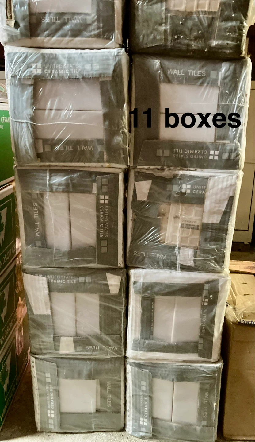 11 boxes 3” x 6” White Subway Tiles - photo 2