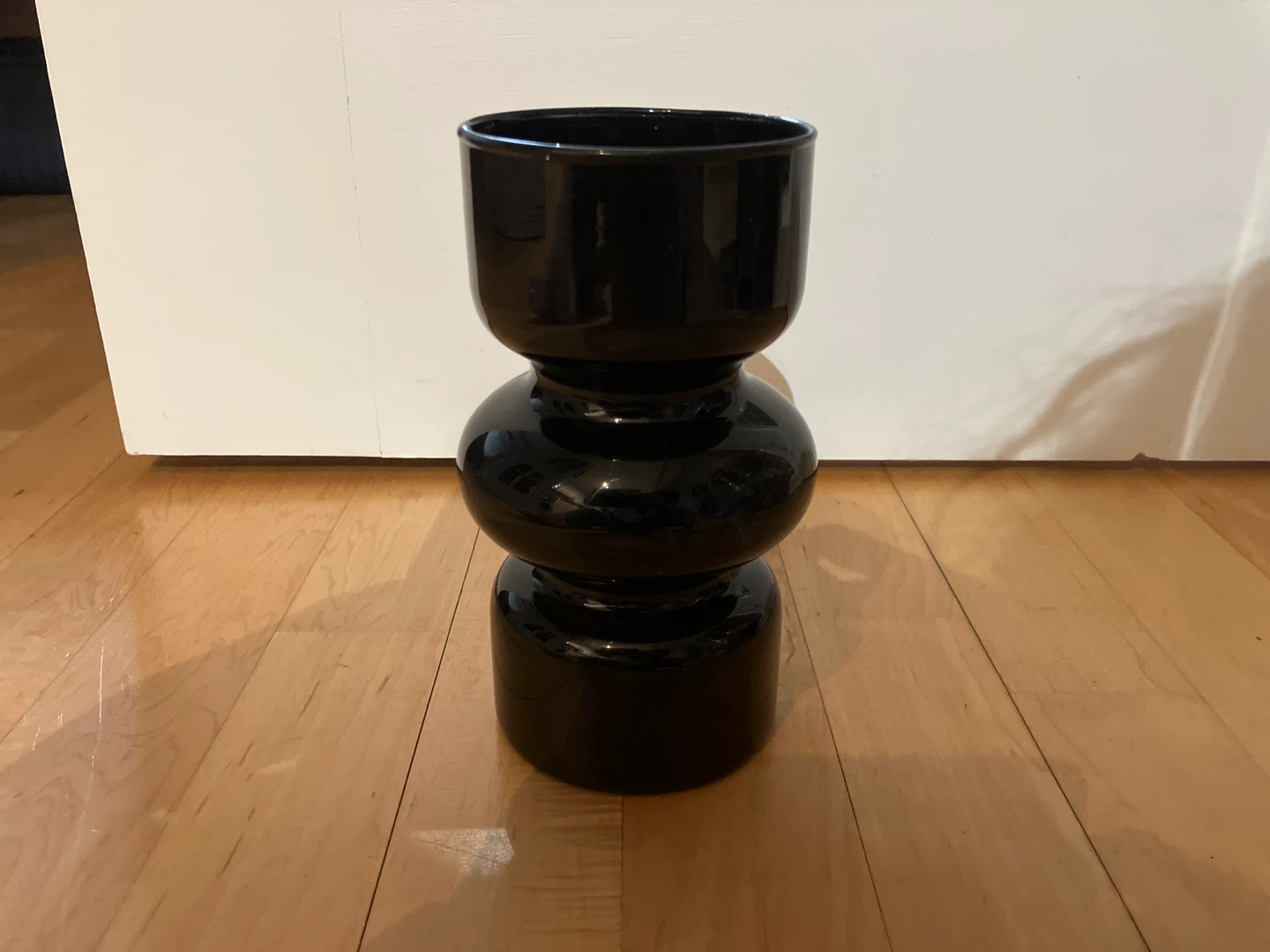 Black Glass Vase