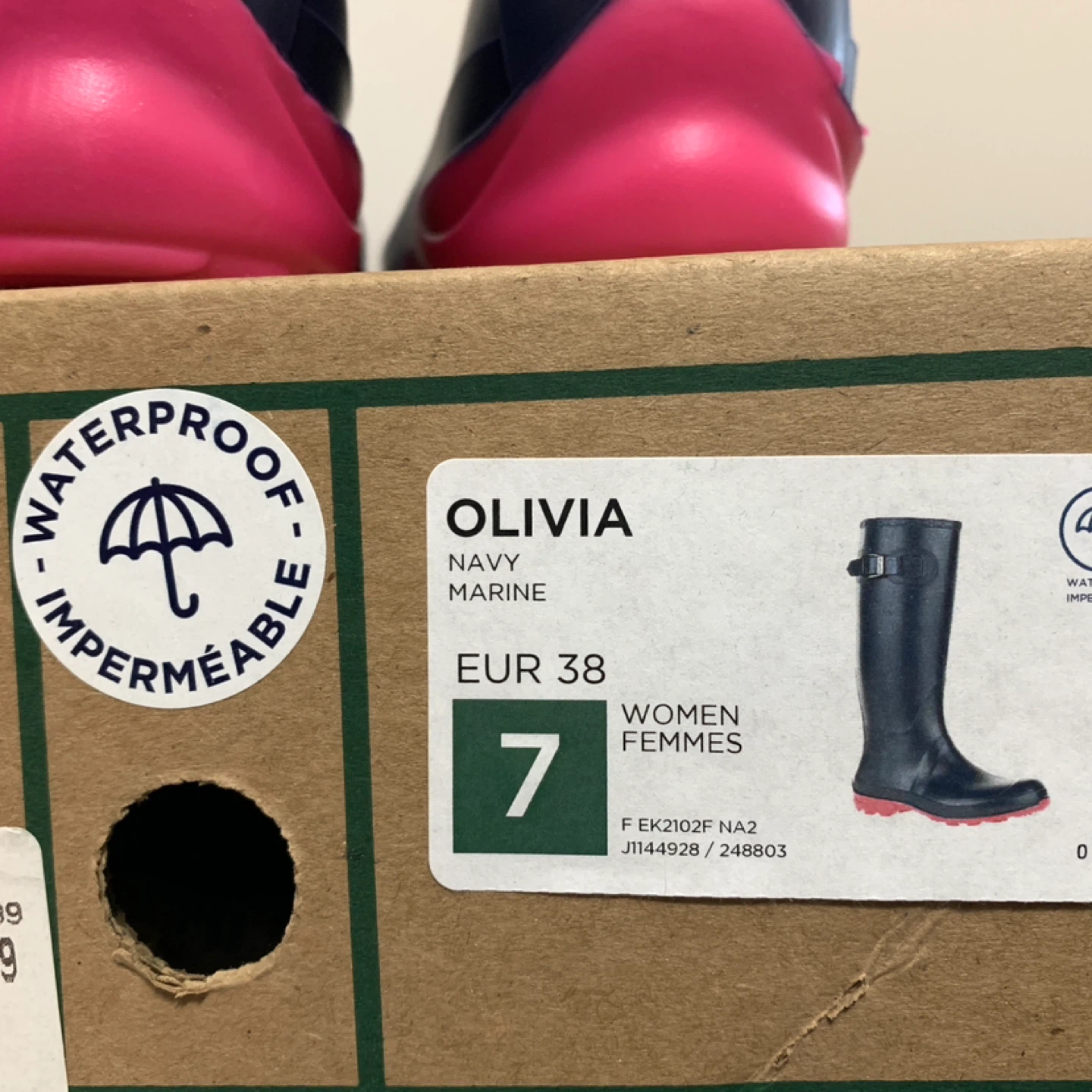 Kamik Olivia Rain Boots Women/Girls Size 7 Waterproof Boots NEW - photo 5
