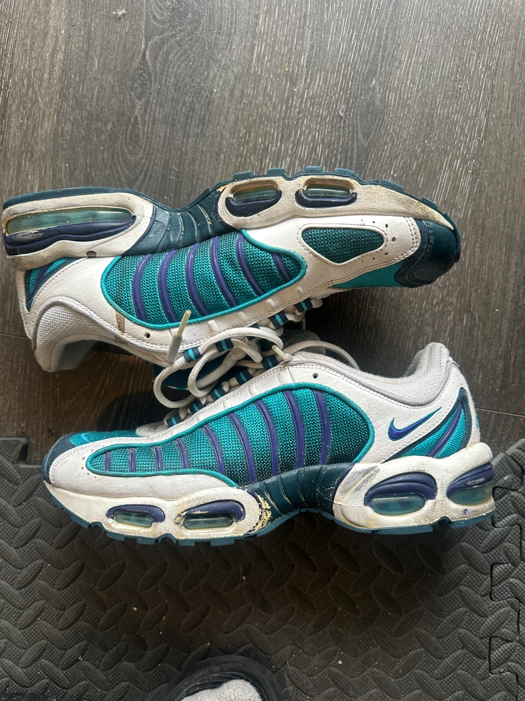 Nike Air Max Tailwind IV White Teal Purple Sneakers